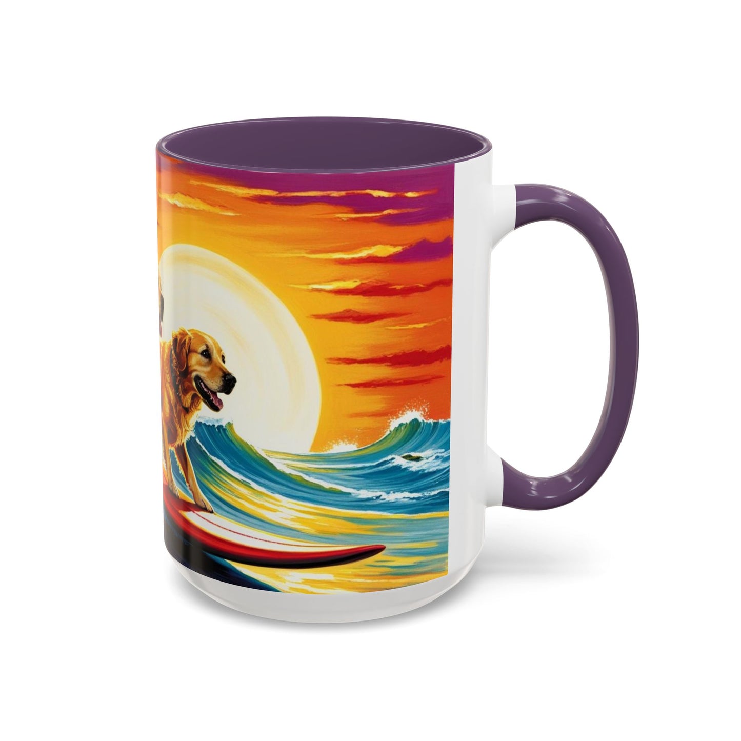 Taza de café con detalles de Surf Dogs: el regalo perfecto para los amantes de los perros