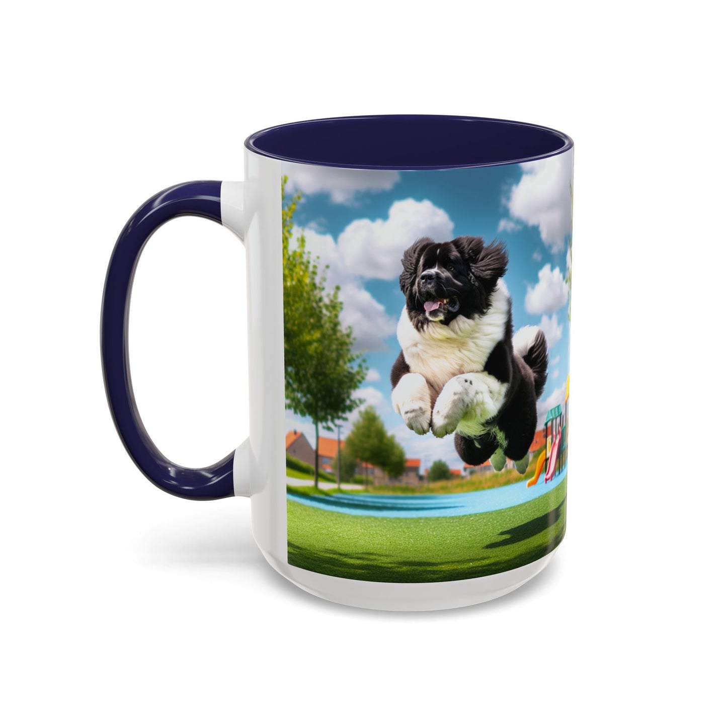 Taza de café con acento Landseer: el regalo perfecto para los amantes de los perros