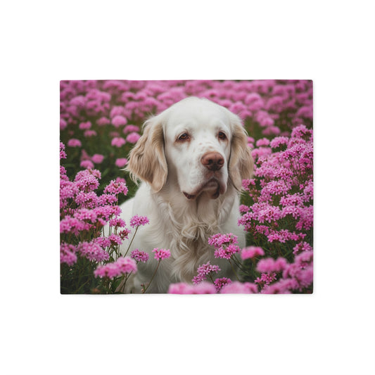Clumber Spaniel Sweatshirt Blanket