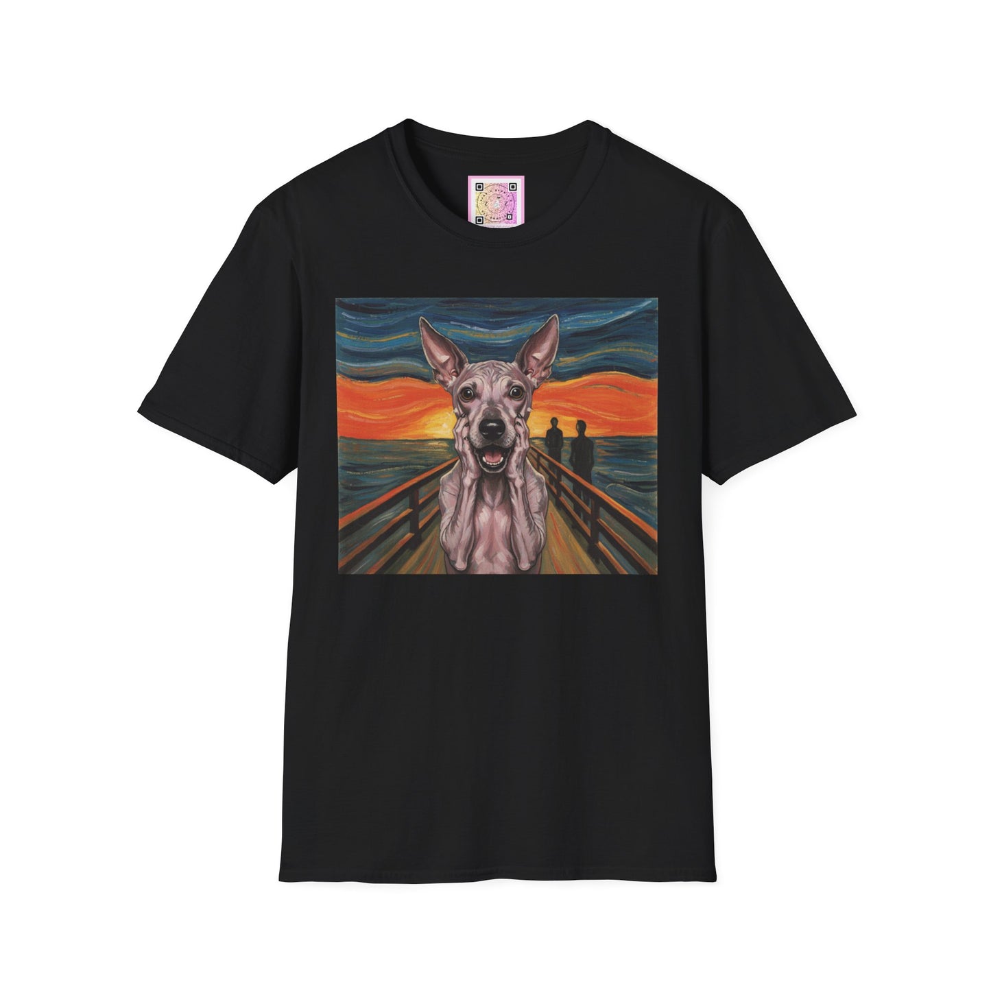 Canine Canvas Collection: Munch Homage Tee Shirt