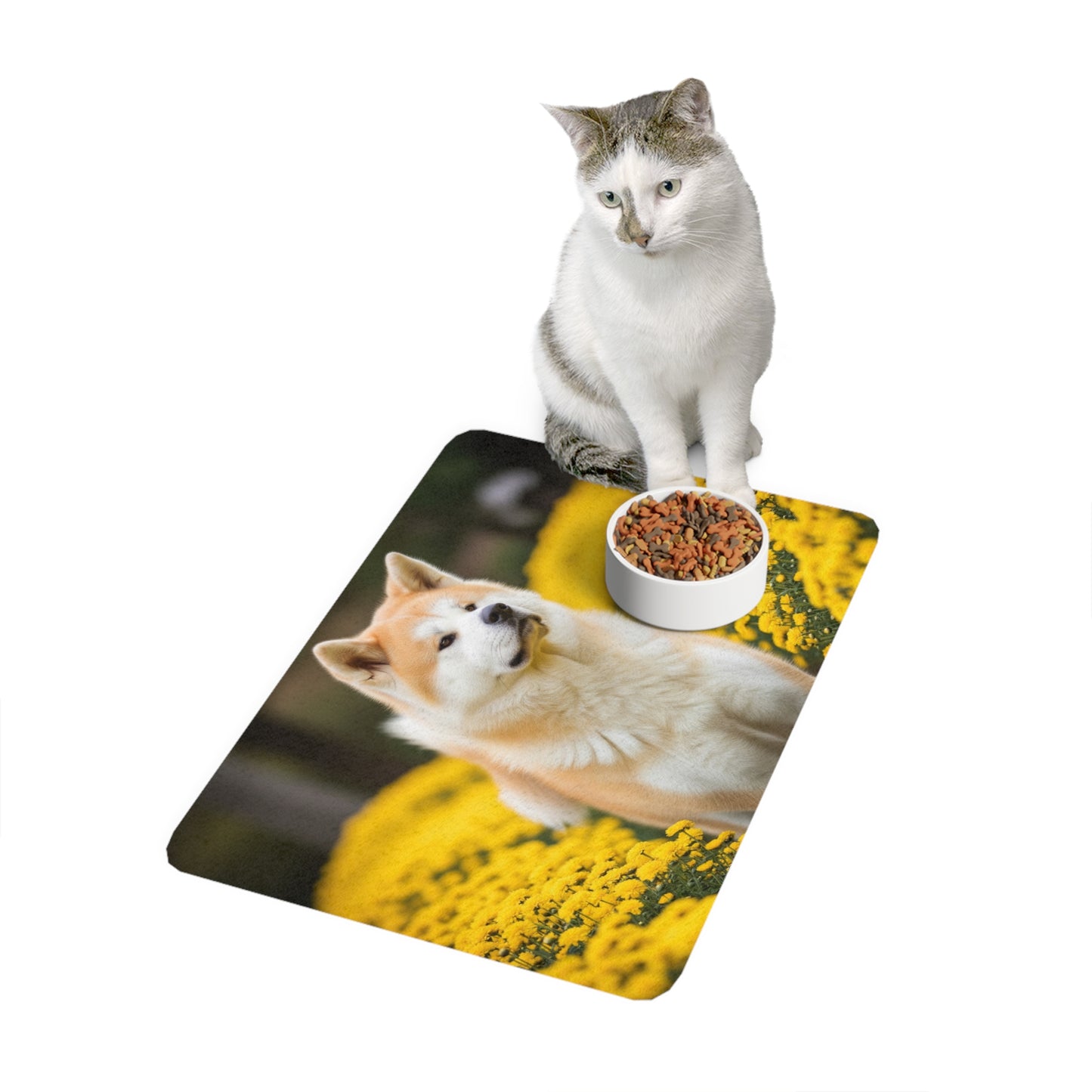 Pet Food Mat (12x18) - Japanese Akitainu