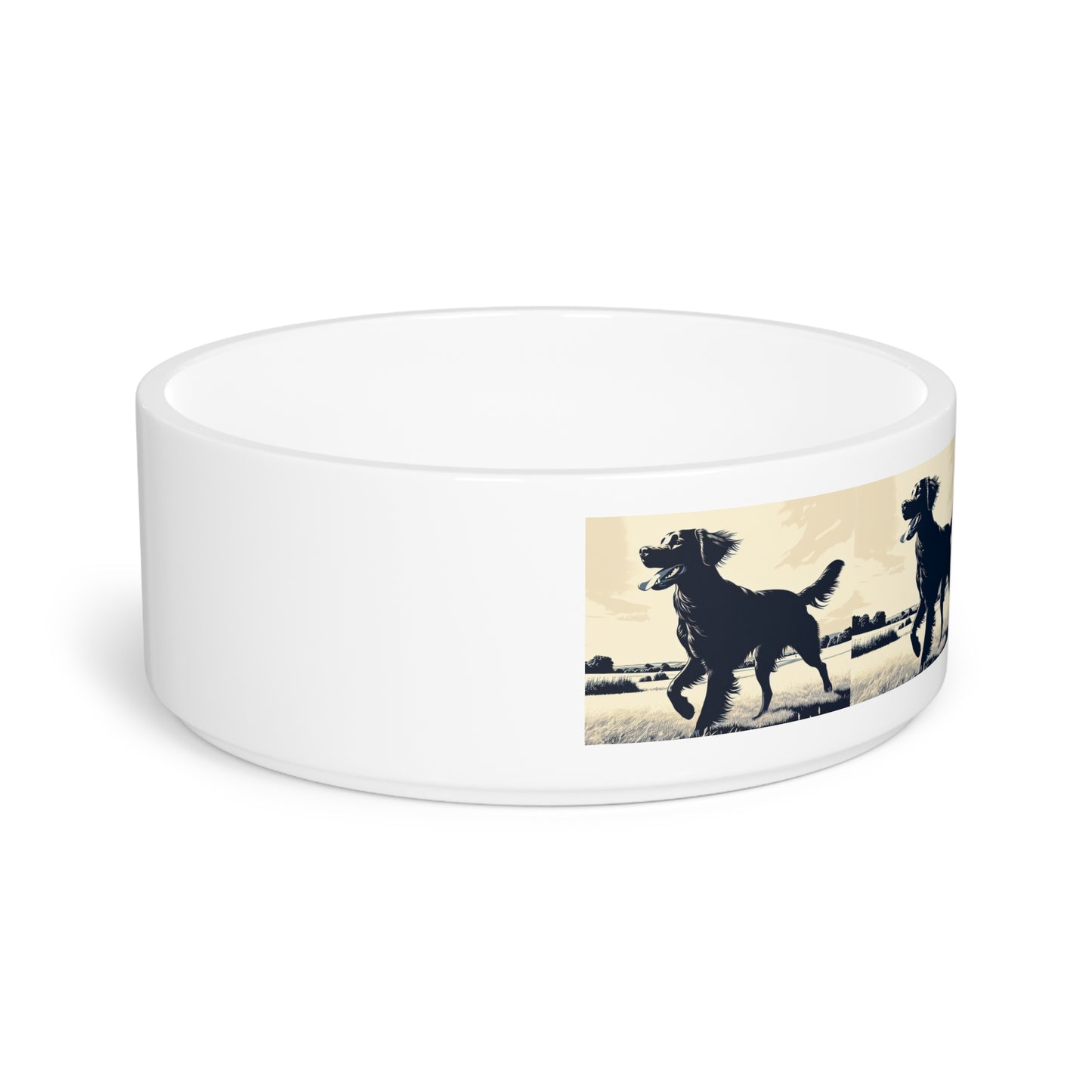 Flat Coated Retriever Pet Bowl