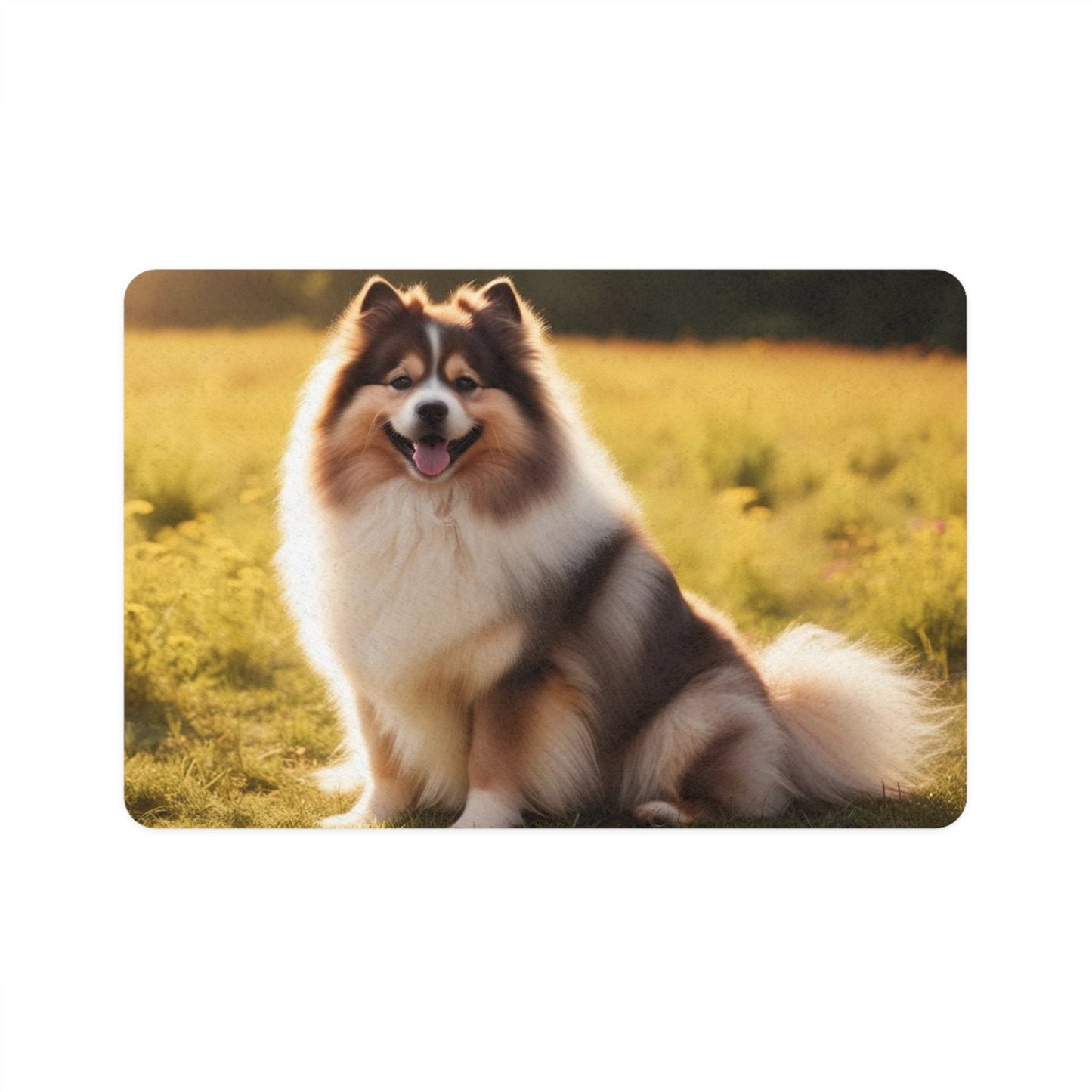 Pet Food Mat (12x18) - Keeshond