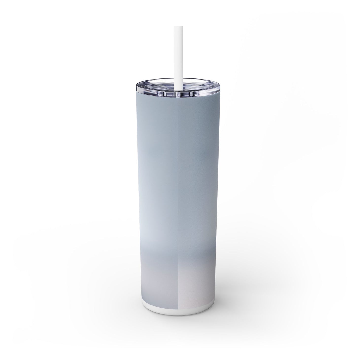 Miniature Bull Terrier Tumbler with Straw, 20oz