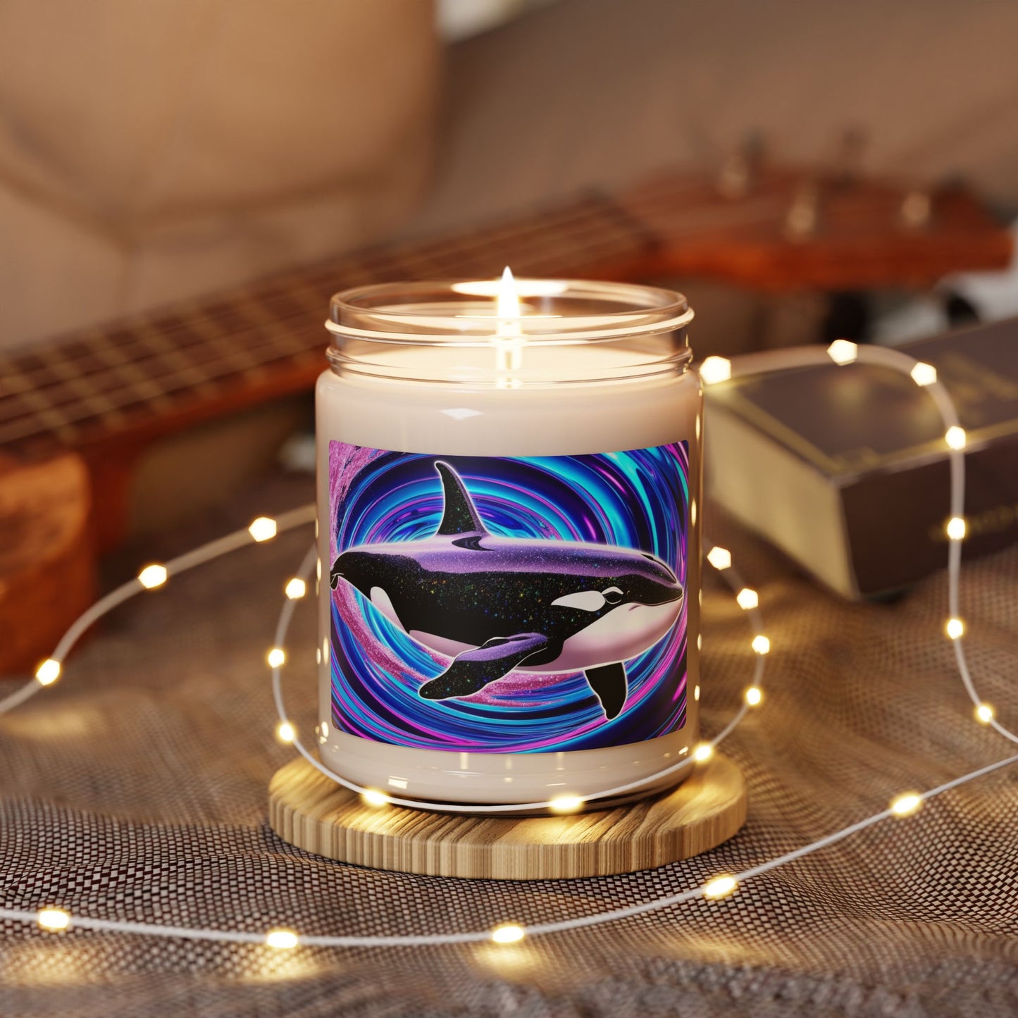 Psychedelic Orca- Scented Soy Candle, 9oz