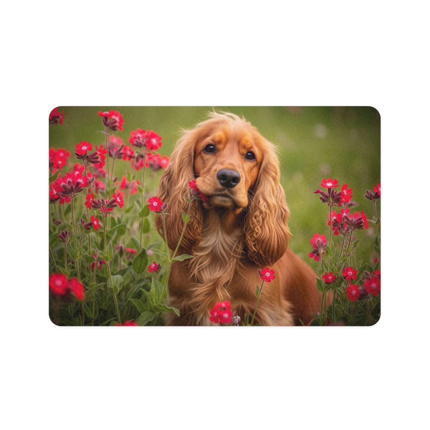Tapis pour nourriture pour animaux (12x18) - Cocker Spaniel