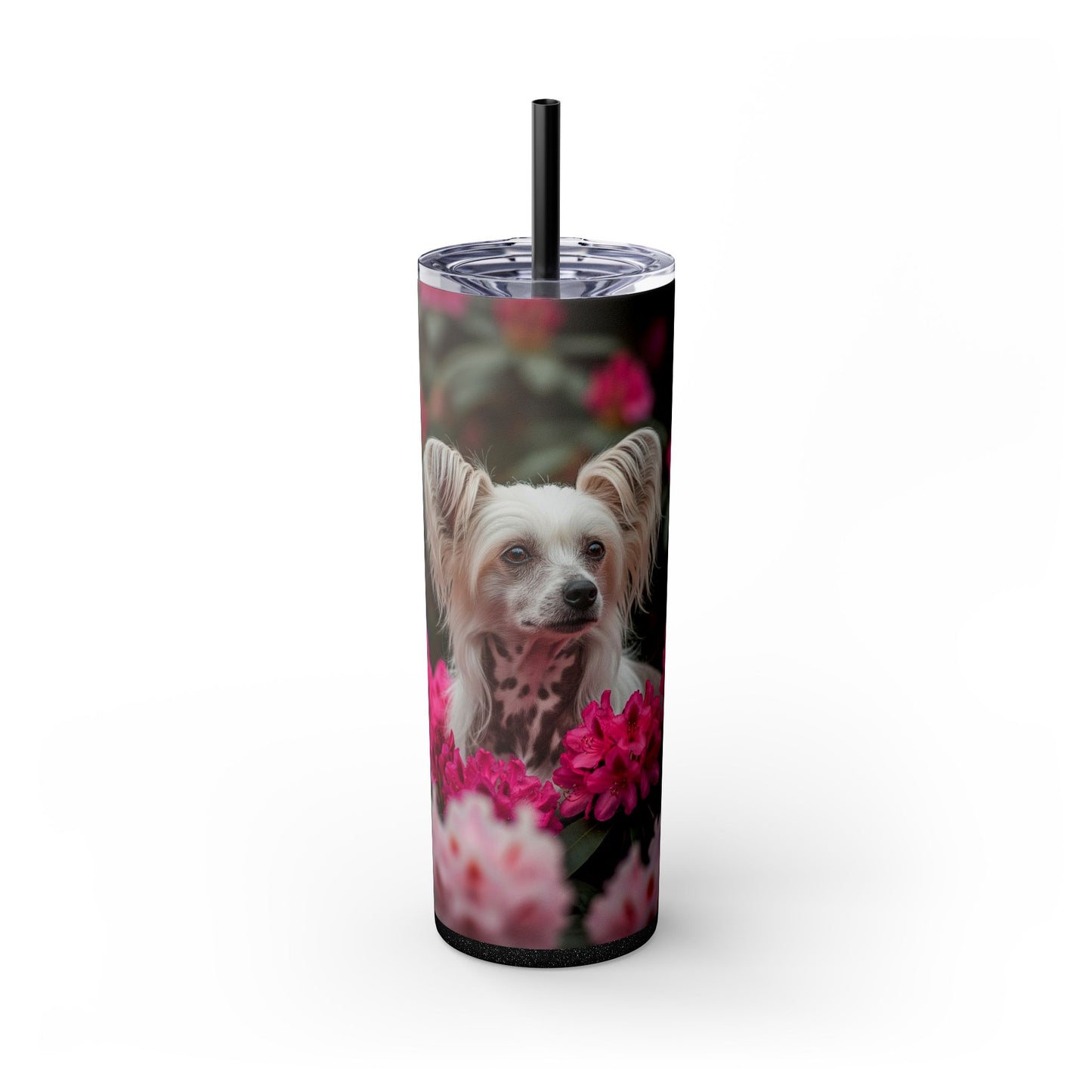 Skinny Tumbler with Straw – 20 oz Stainless Steel Cup