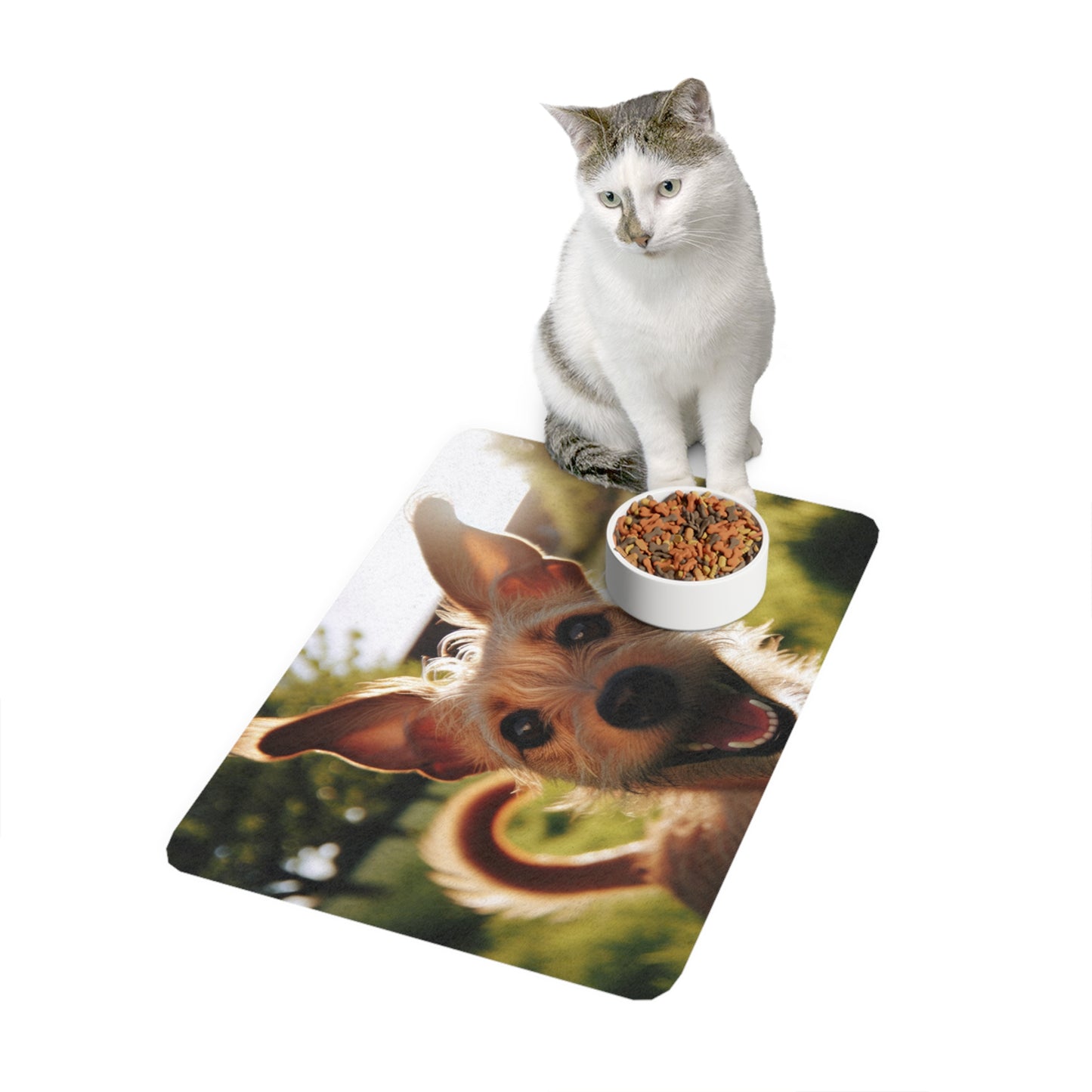 Pet Food Mat (12x18) - Portuguese Podengo