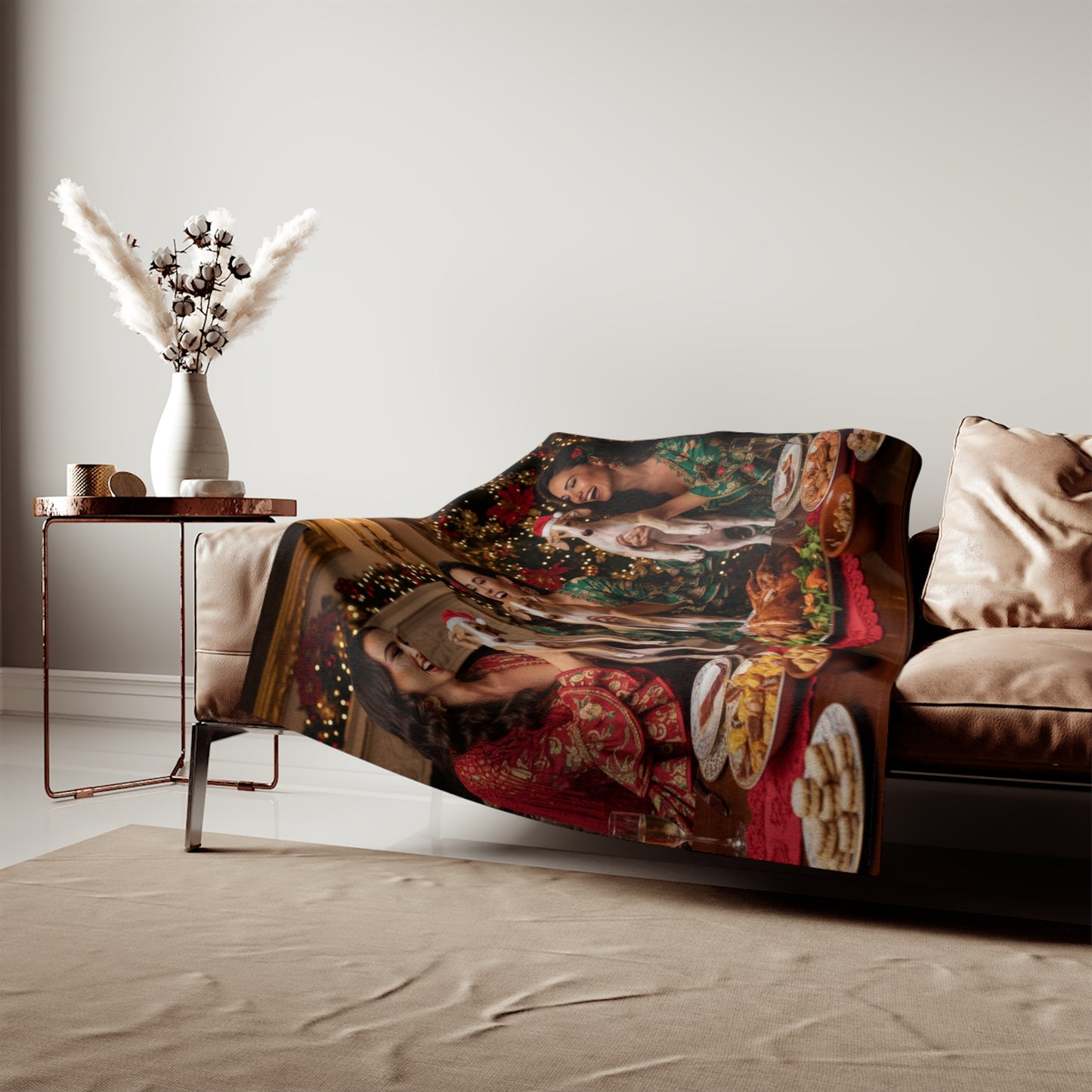 Spanish Holiday Feast Blanket
