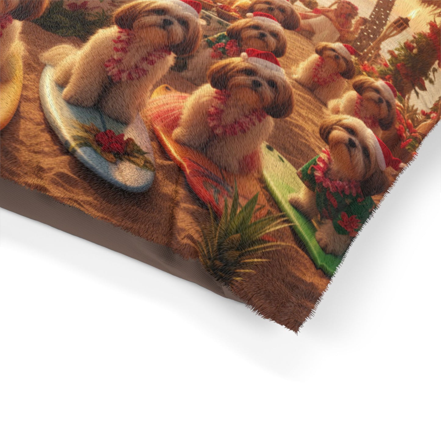 Hawaiian Holiday Luau Pet Bed