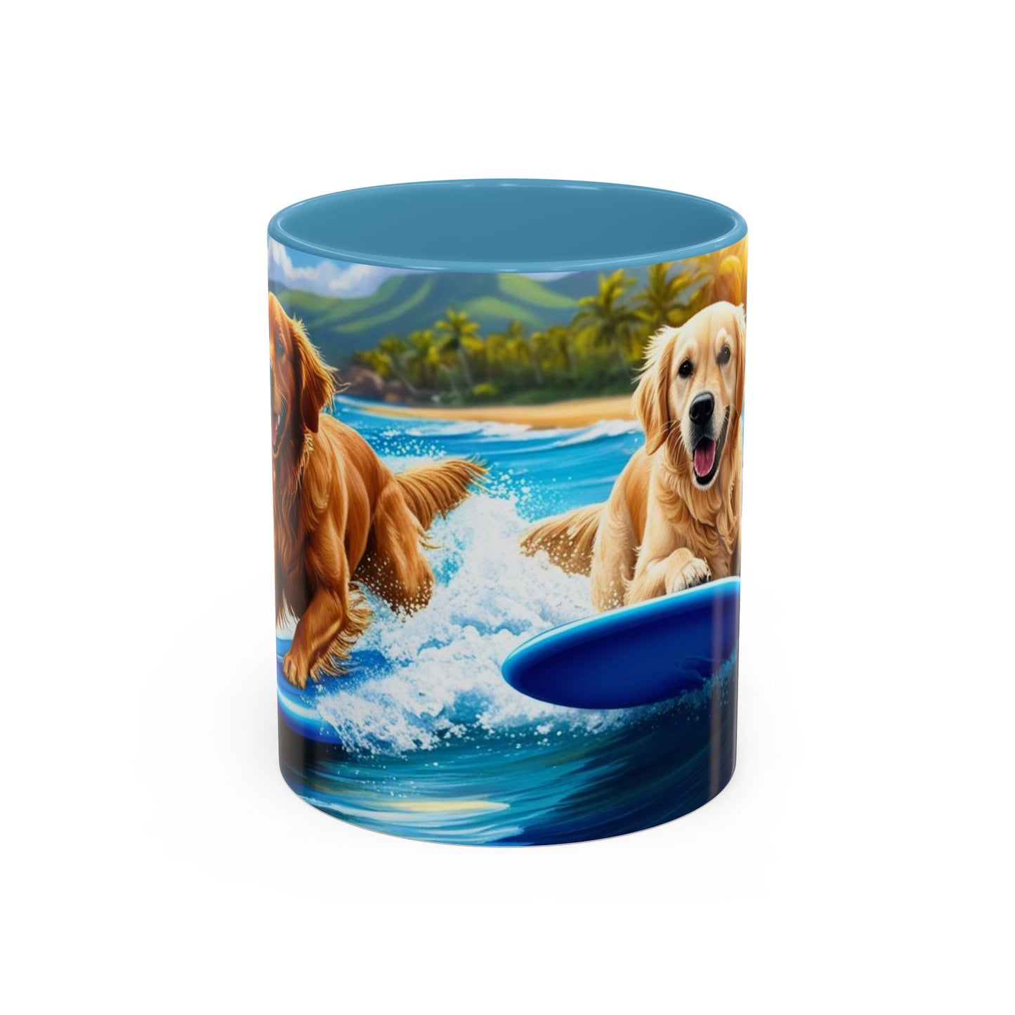 Taza de café con detalles de Surf Dogs: el regalo perfecto para los amantes de los perros