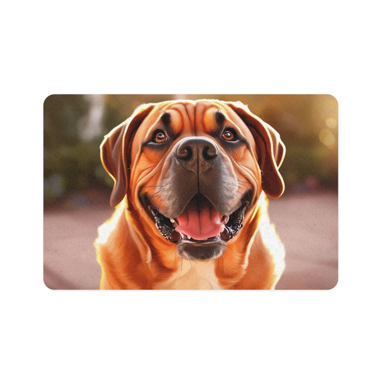 Pet Food Mat (12x18) - Dogue de Bordeaux