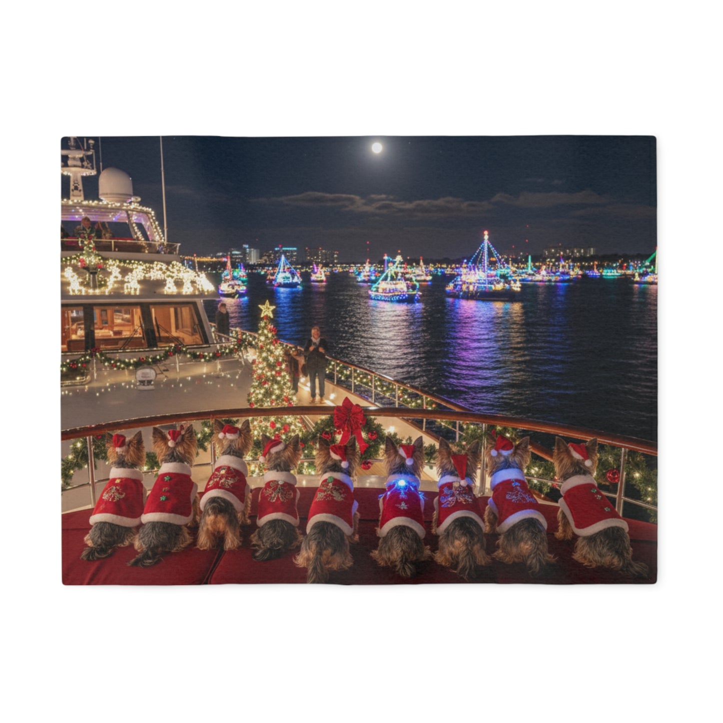 Holiday Boat Parade Blanket