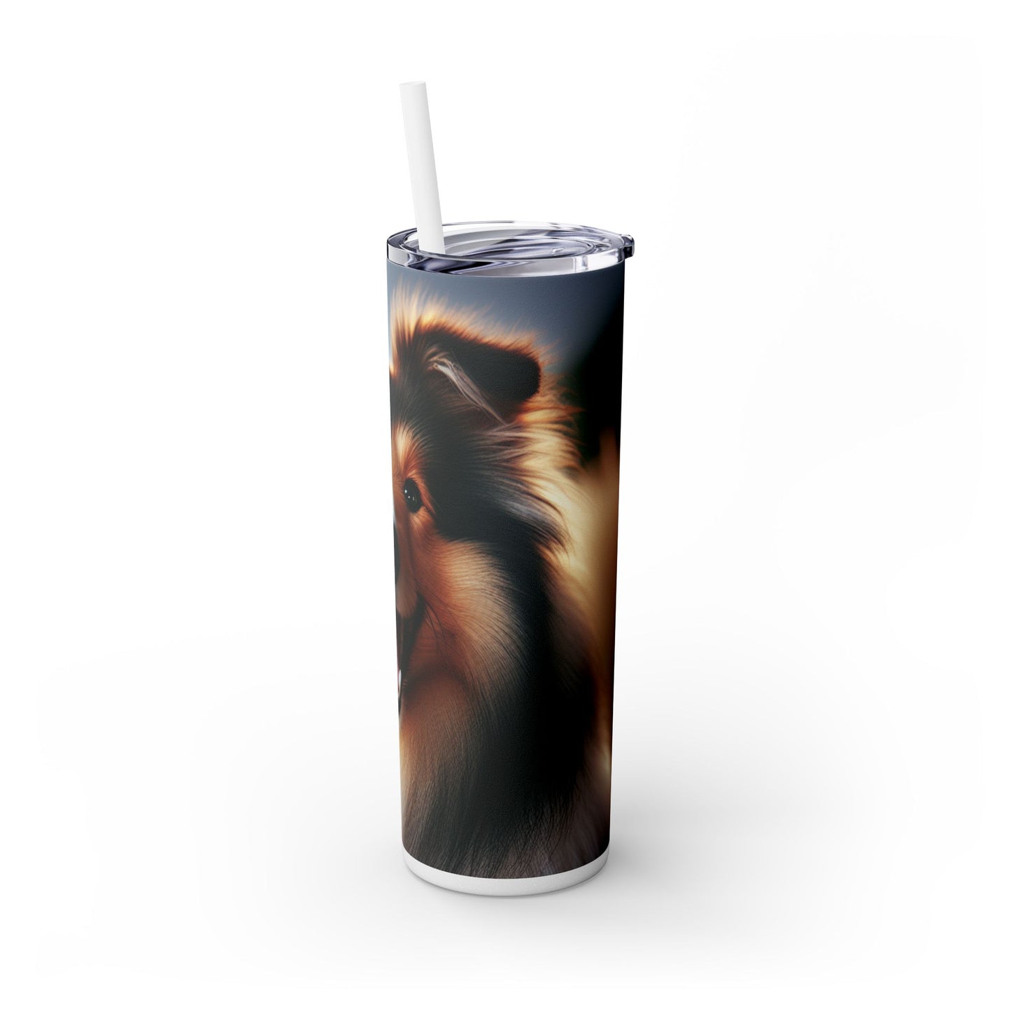 Vaso Collie con pajita, 20 oz