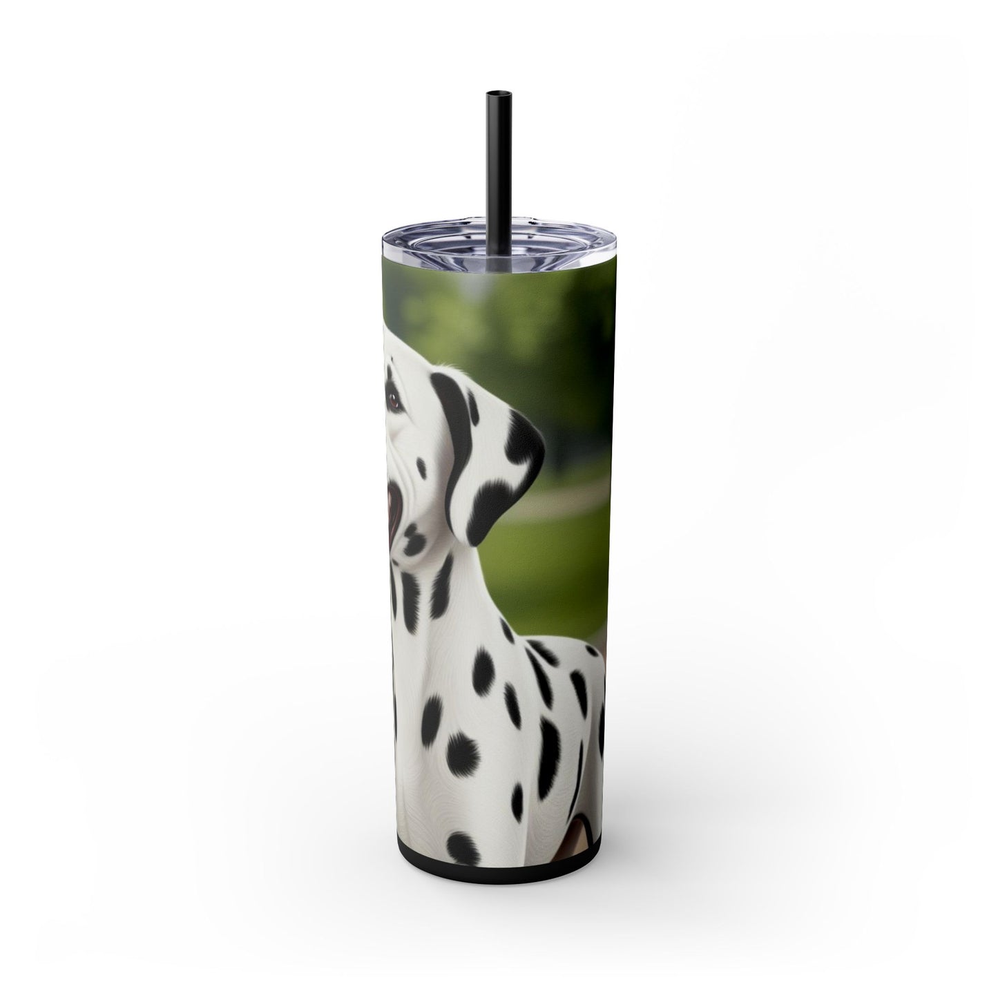 Skinny Tumbler with Straw – 20 oz Stainless Steel Cup