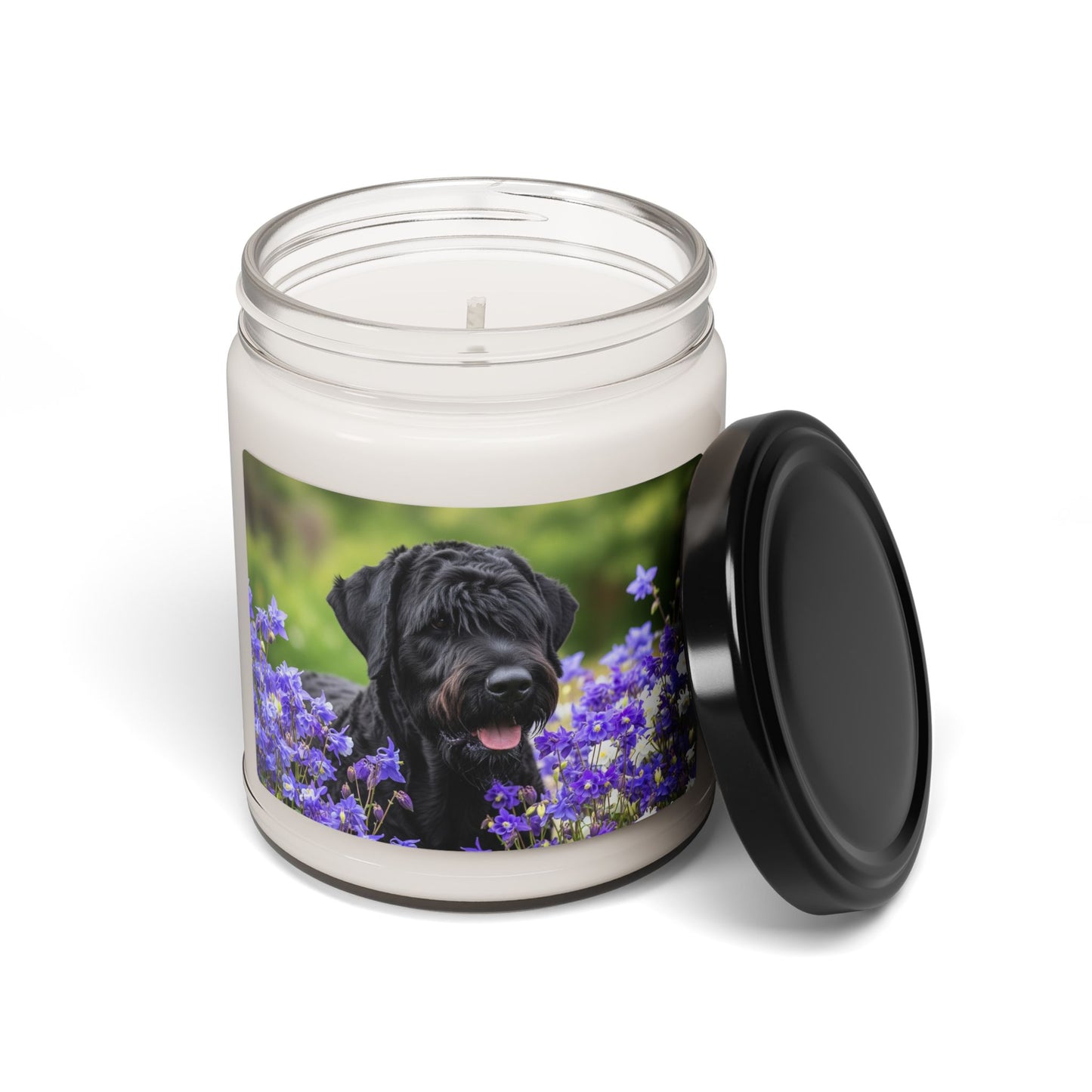 Black Russian Terrier- Scented Soy Candle, 9oz
