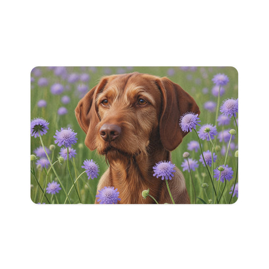 Pet Food Mat (12x18) - Hungarian Wirehaired Vizsla