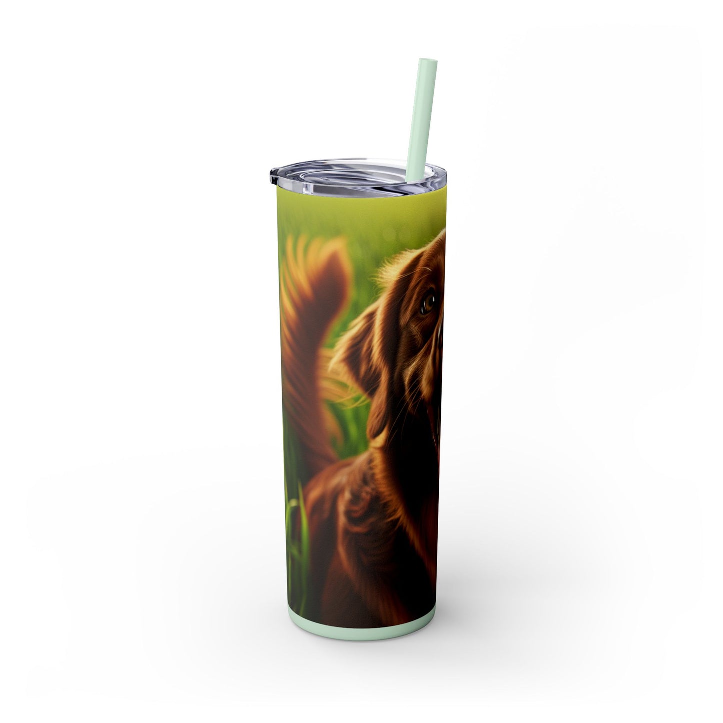 Gobelet isotherme Chesapeake Bay Retriever avec paille, 590 ml
