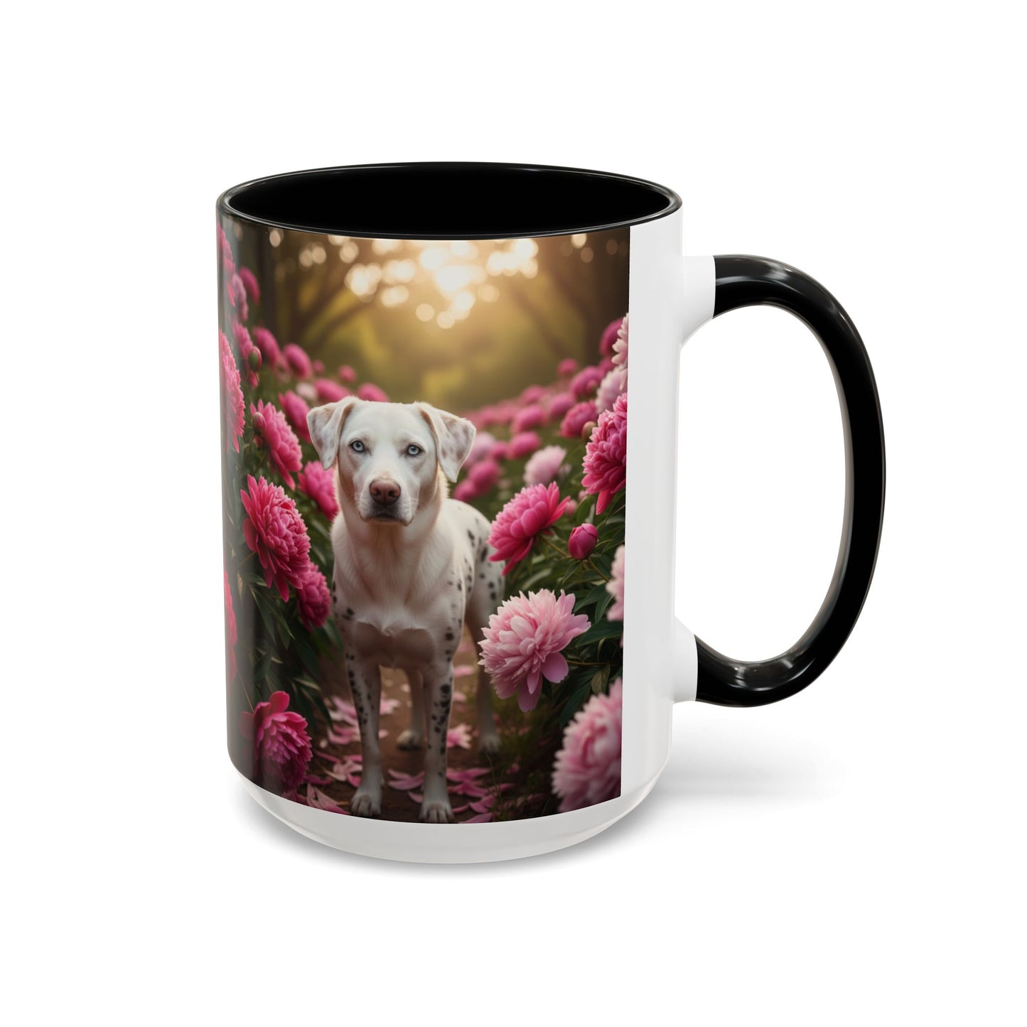 Catahoula Leopard Dog Accent Mug – Ceramic Coffee Cup