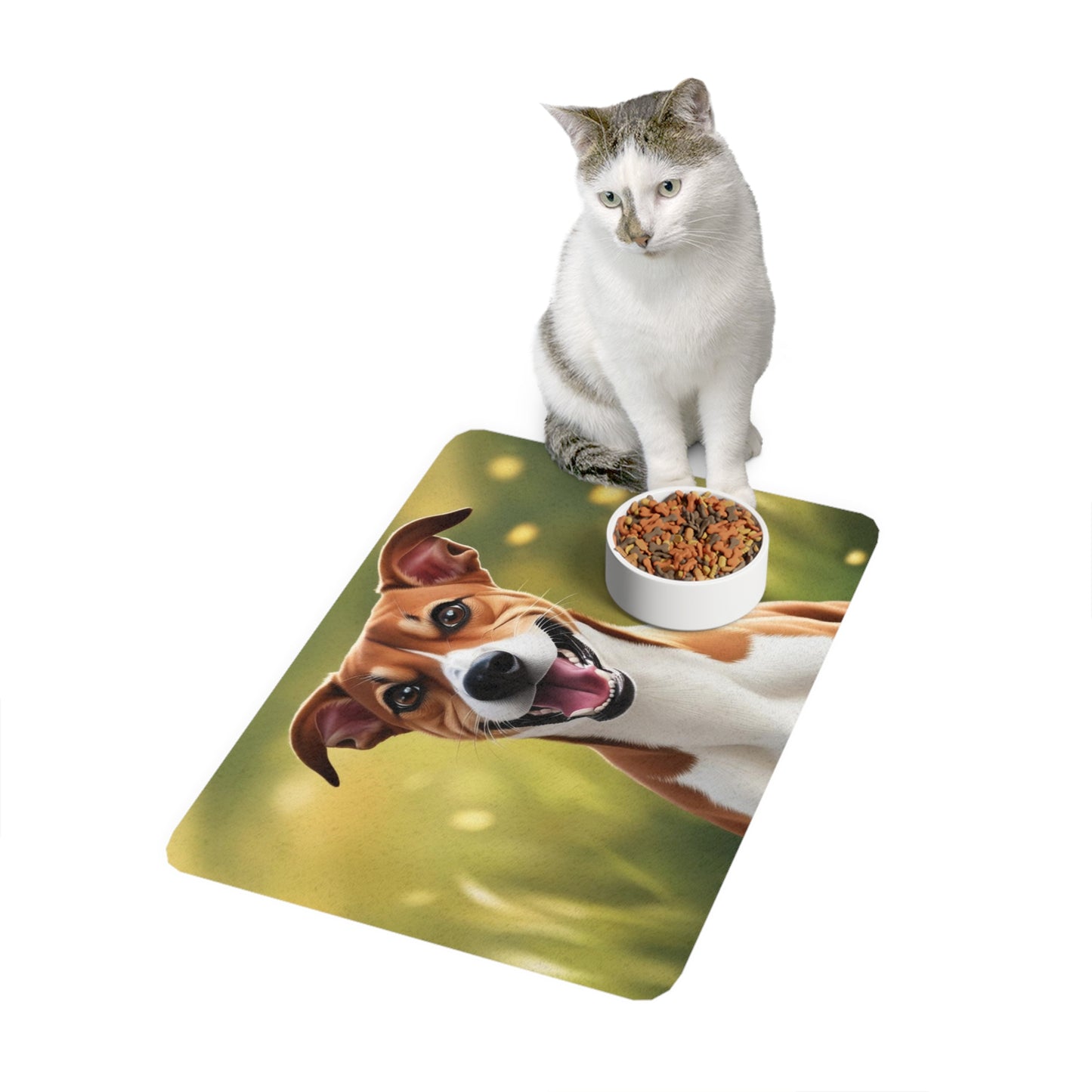 Pet Food Mat (12x18) - Basenji