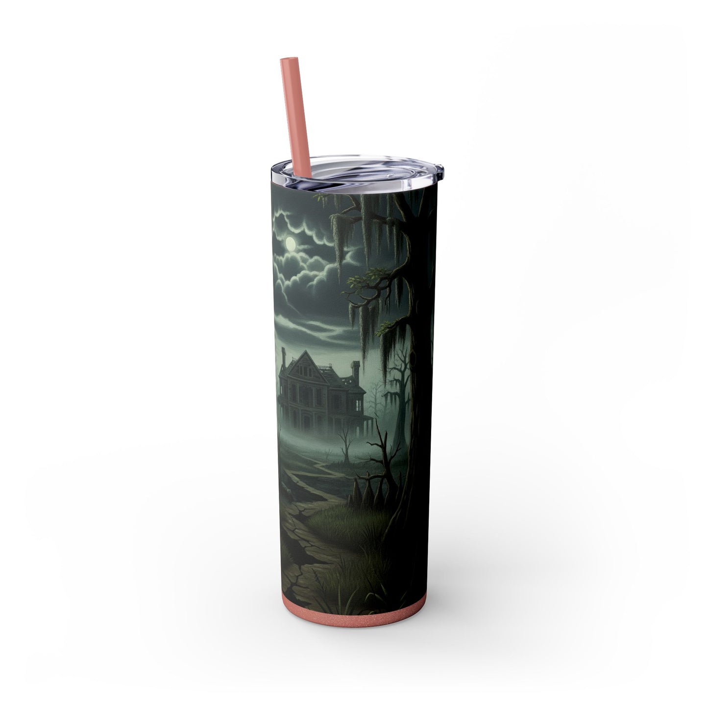 Bloodhound Skinny Tumbler with Straw, 20oz