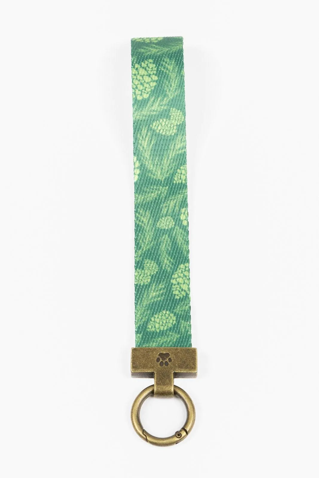 Pine Cone Pup Wristlet Keychain