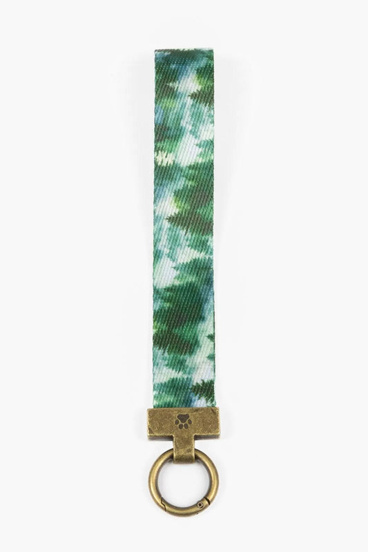 Evergreen Explorer Wristlet Keychain