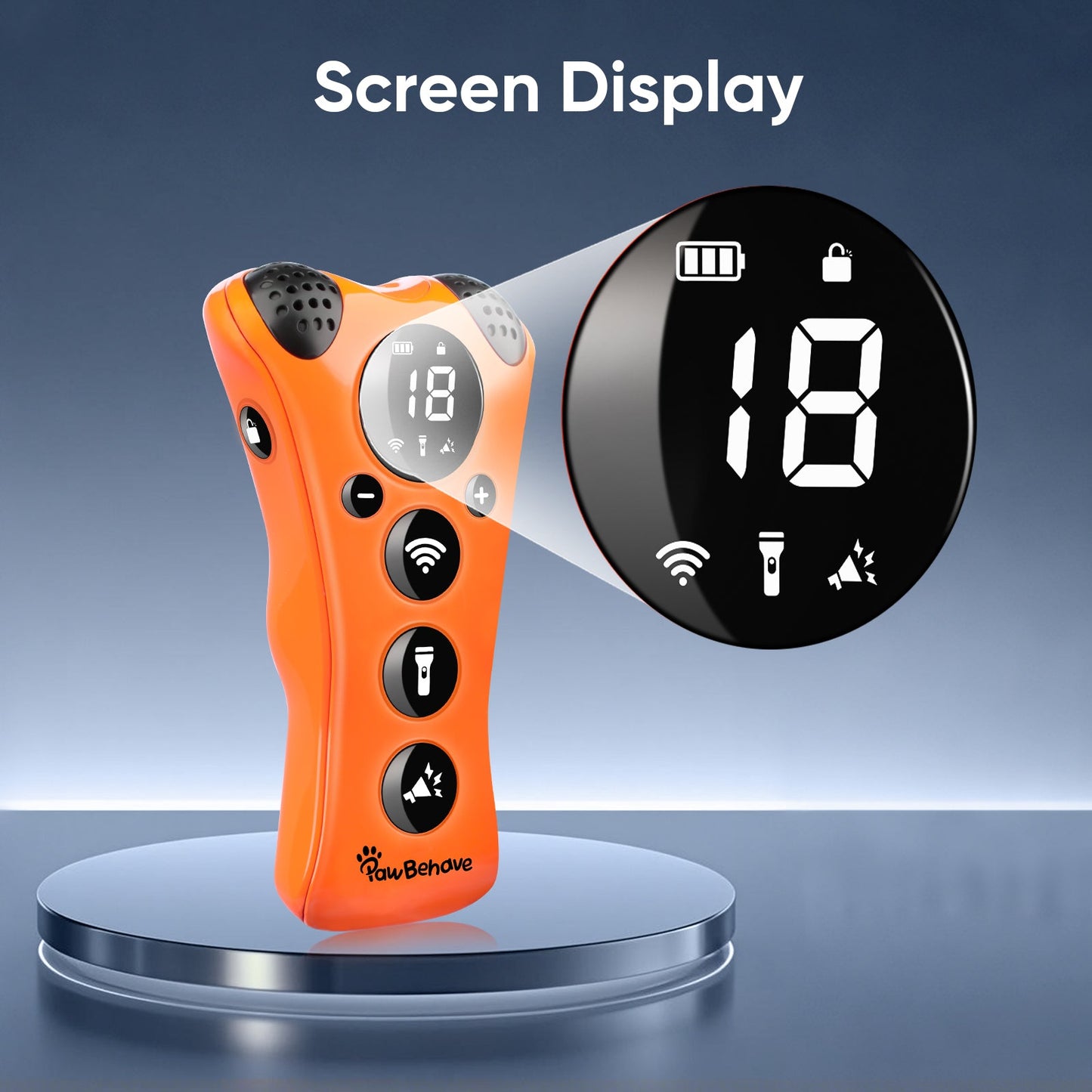 PawBehave Adjustable Ultrasonic Dog Trainer – World's First Variable Frequency Pet Behavior Corrector