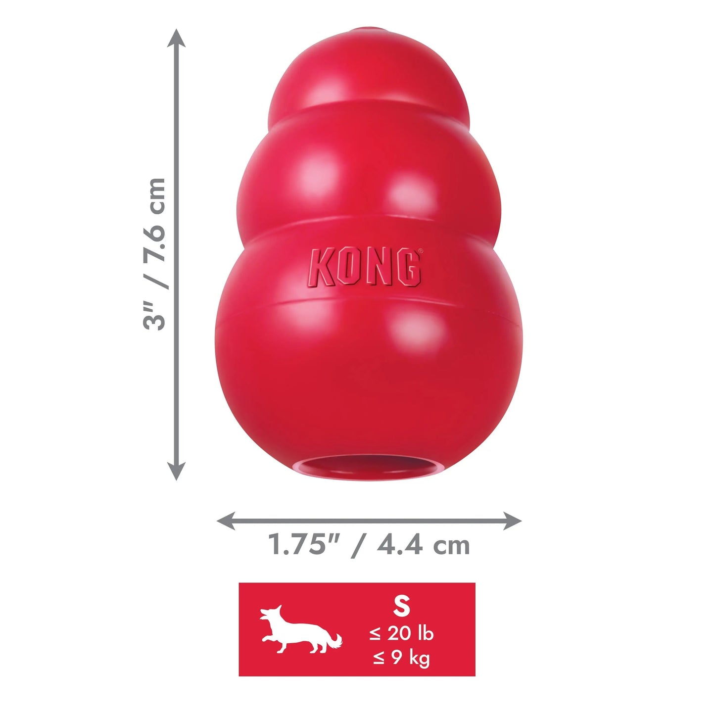Jouet à mâcher classique pour chien, petit modèle