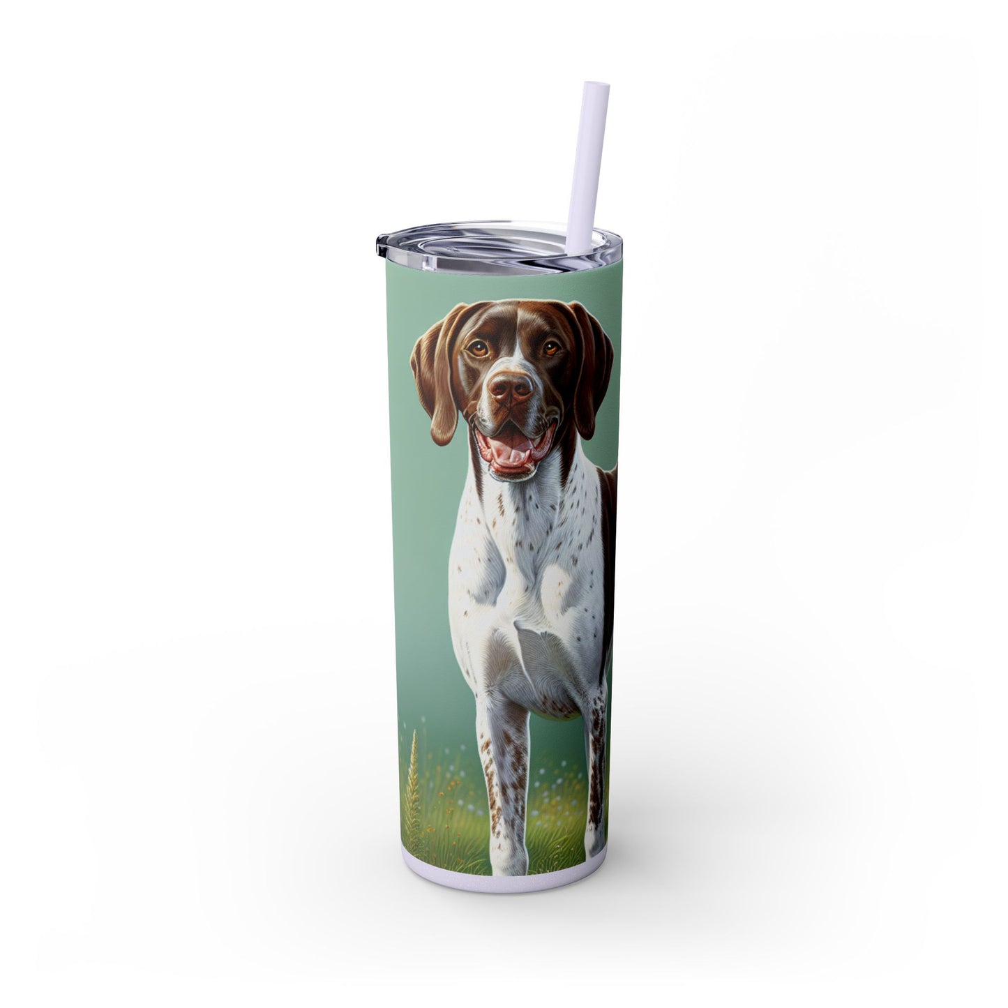 Pointer Skinny Tumbler with Straw, 20oz