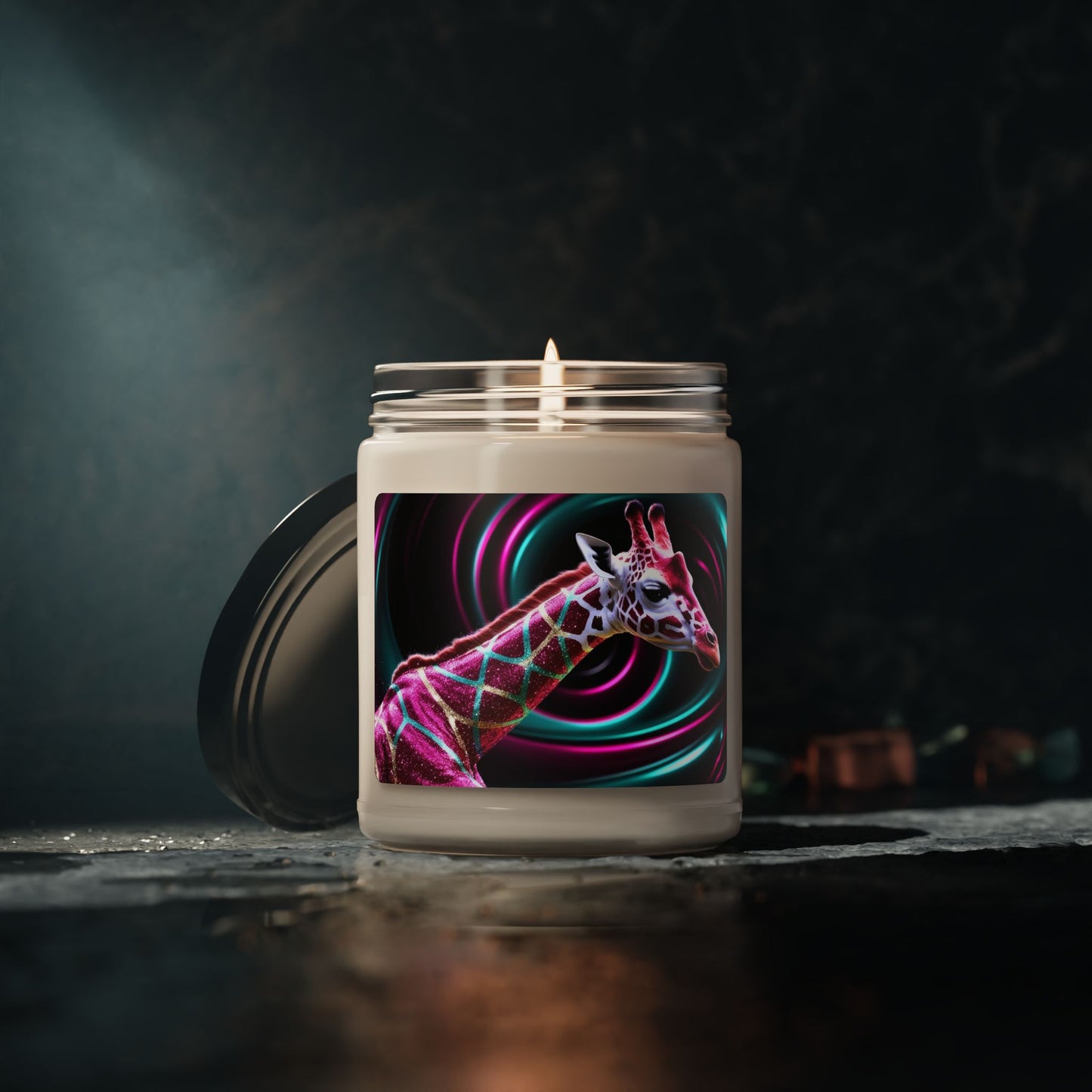 Psychedelic Giraffe- Scented Soy Candle, 9oz