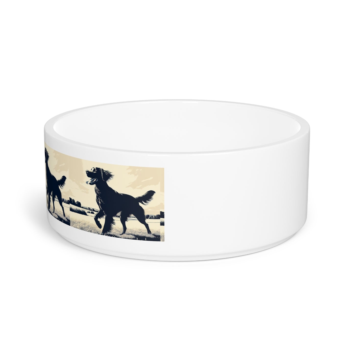 Flat Coated Retriever Pet Bowl