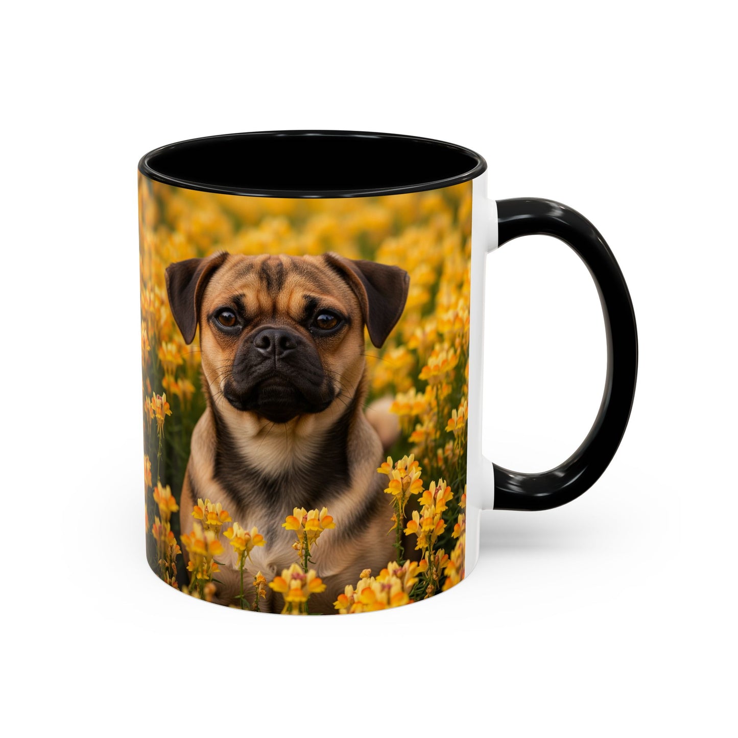 Taza de café con detalles de Puggle: el regalo perfecto para los amantes de los perros