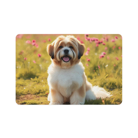 Pet Food Mat (12x18) - Lhasa Apso