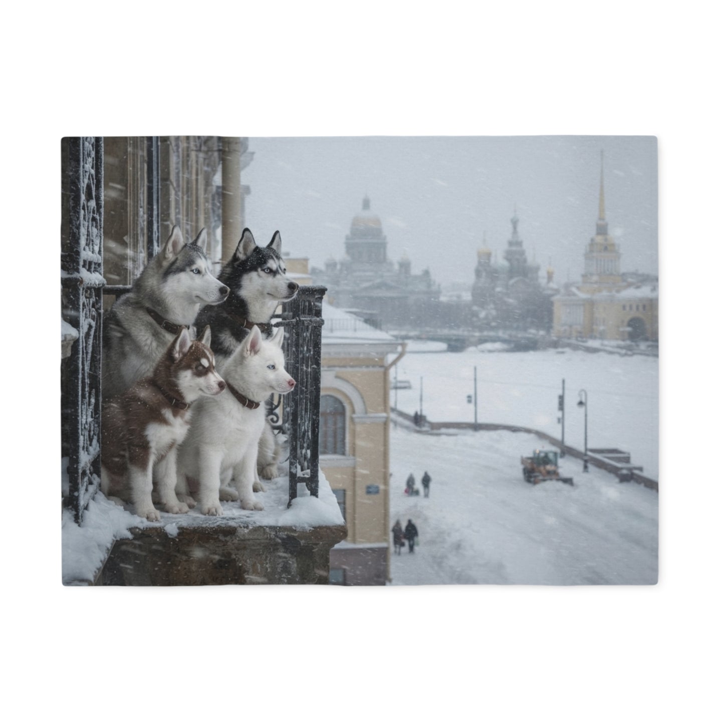 Siberian Husky Blanket