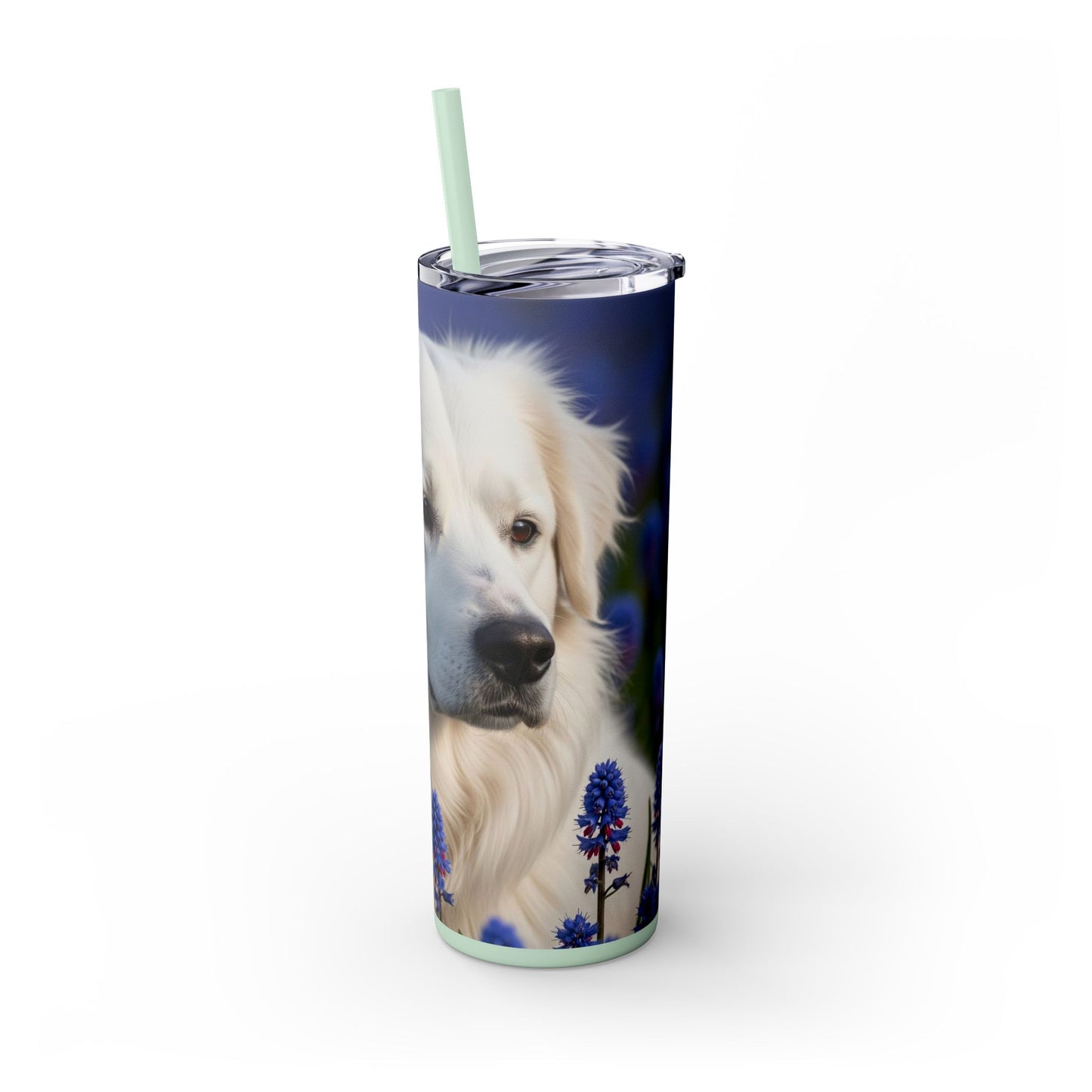 Portuguese Sheepdog Tumbler with Straw, 20oz