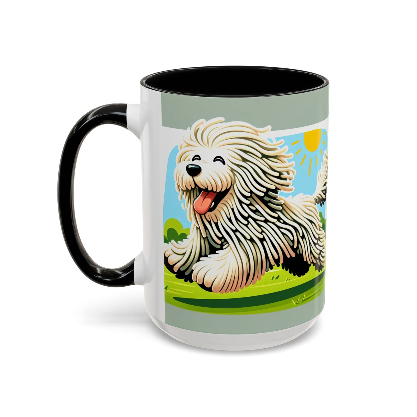 Mug Komondor Accent - Le cadeau idéal pour les amoureux des chiens