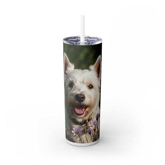Westiepoo Tumbler with Straw, 20oz