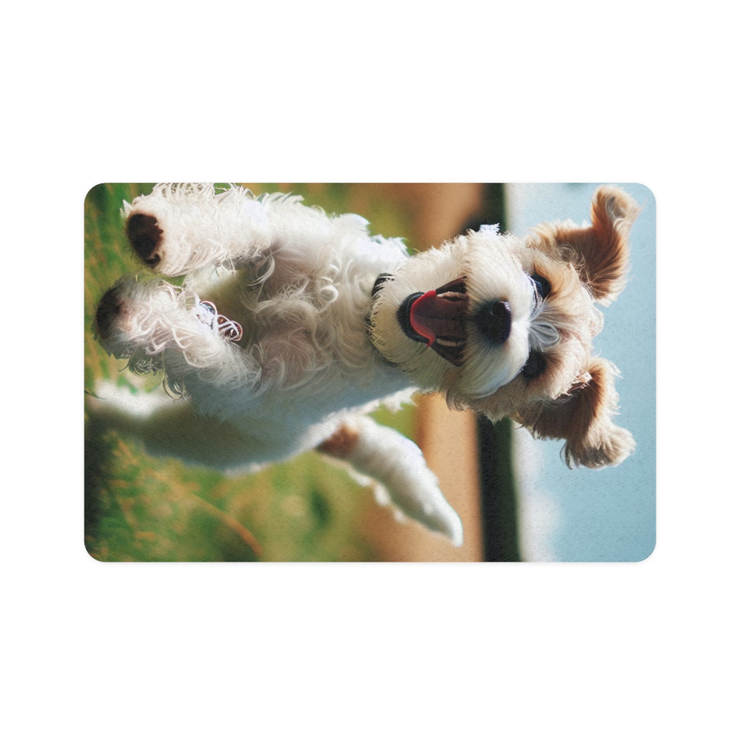 Pet Food Mat (12x18) - Tenterfield Terrier (Vertical)