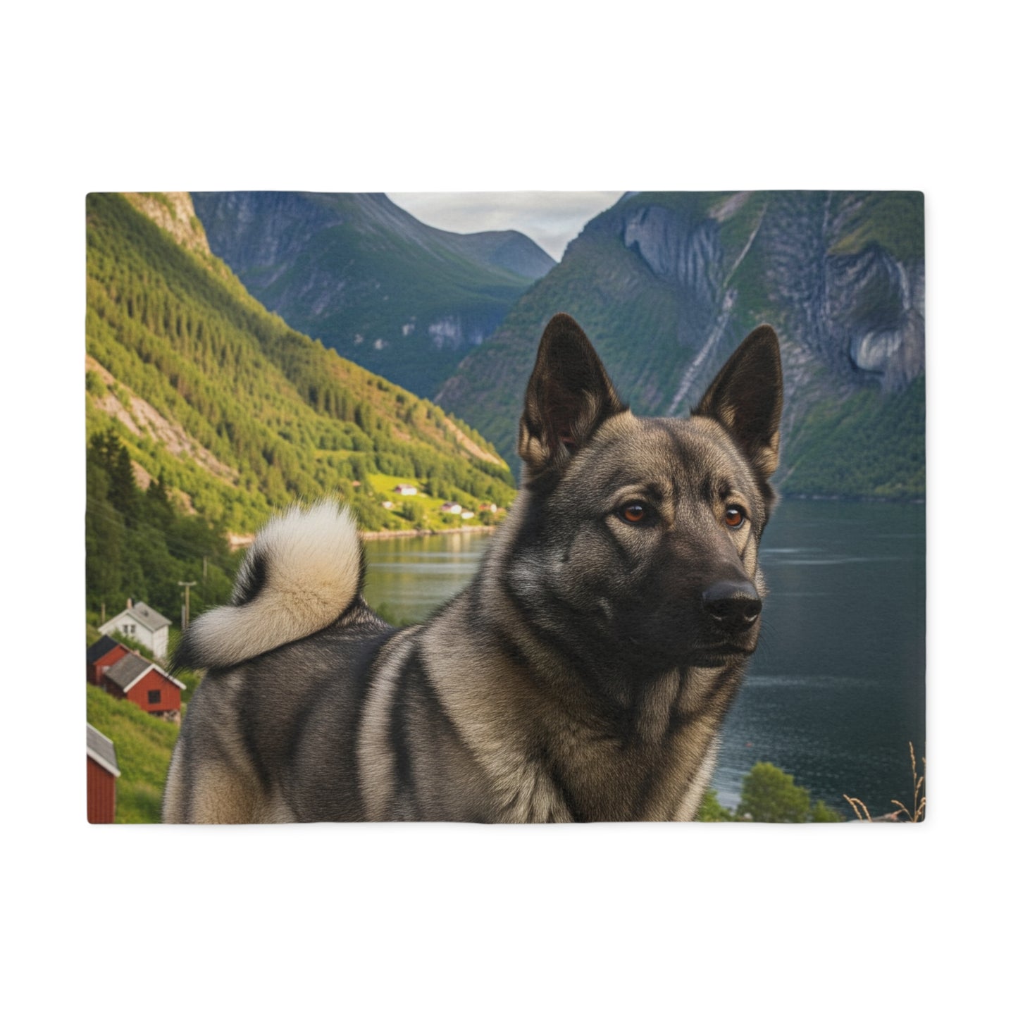 Norwegian Elkhound Blanket