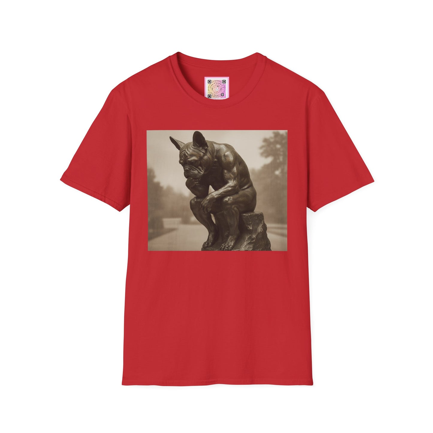 Canine Canvas Collection: Rodin Homage Tee Shirt
