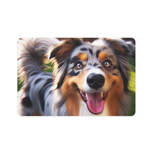 Pet Food Mat (12x18) - Australian Shepherd