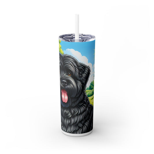 Bouvier des Flandres Tumbler with Straw, 20oz