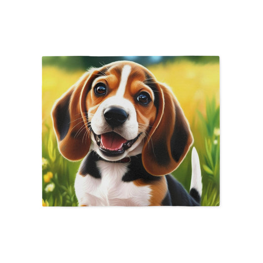 Beagle Sweatshirt Blanket