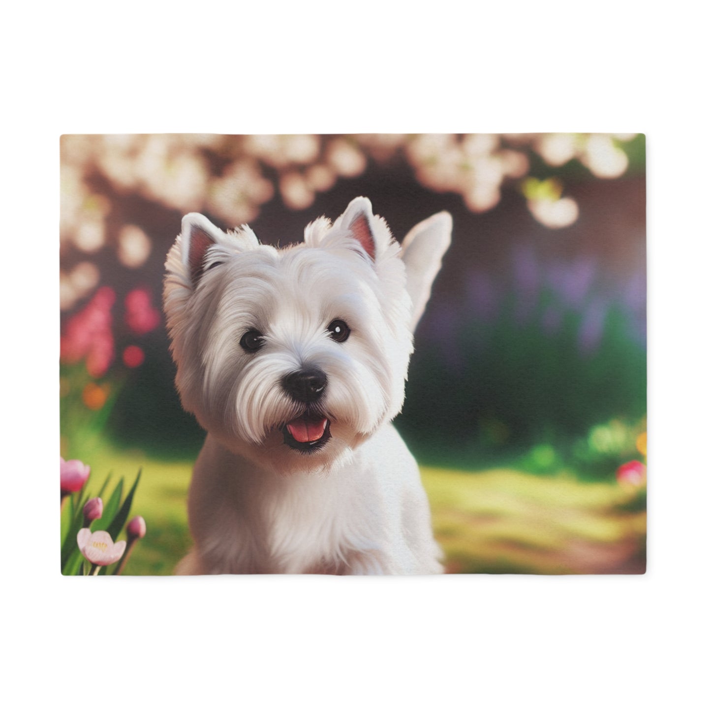 West Highland White Terrier Sweatshirt Blanket