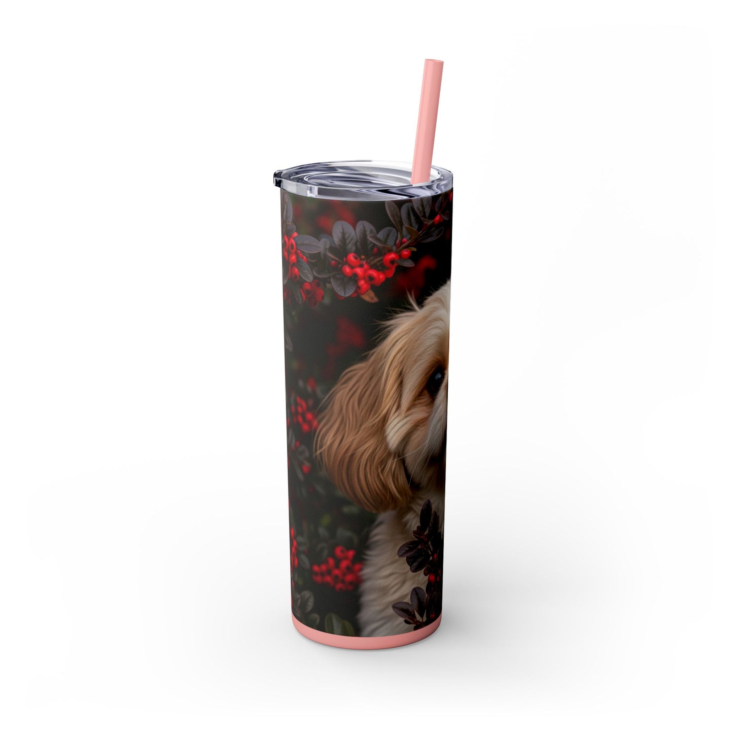 Pekapoo Tumbler with Straw, 20oz