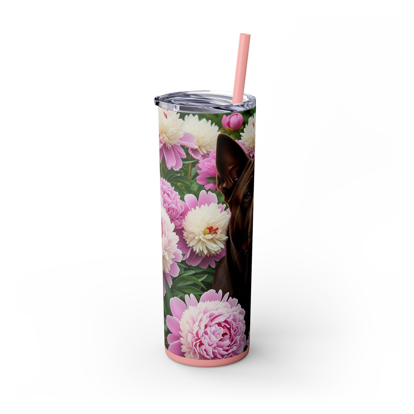 Gobelet isotherme de Chongqing (Chine) avec paille, 590 ml (20 oz).