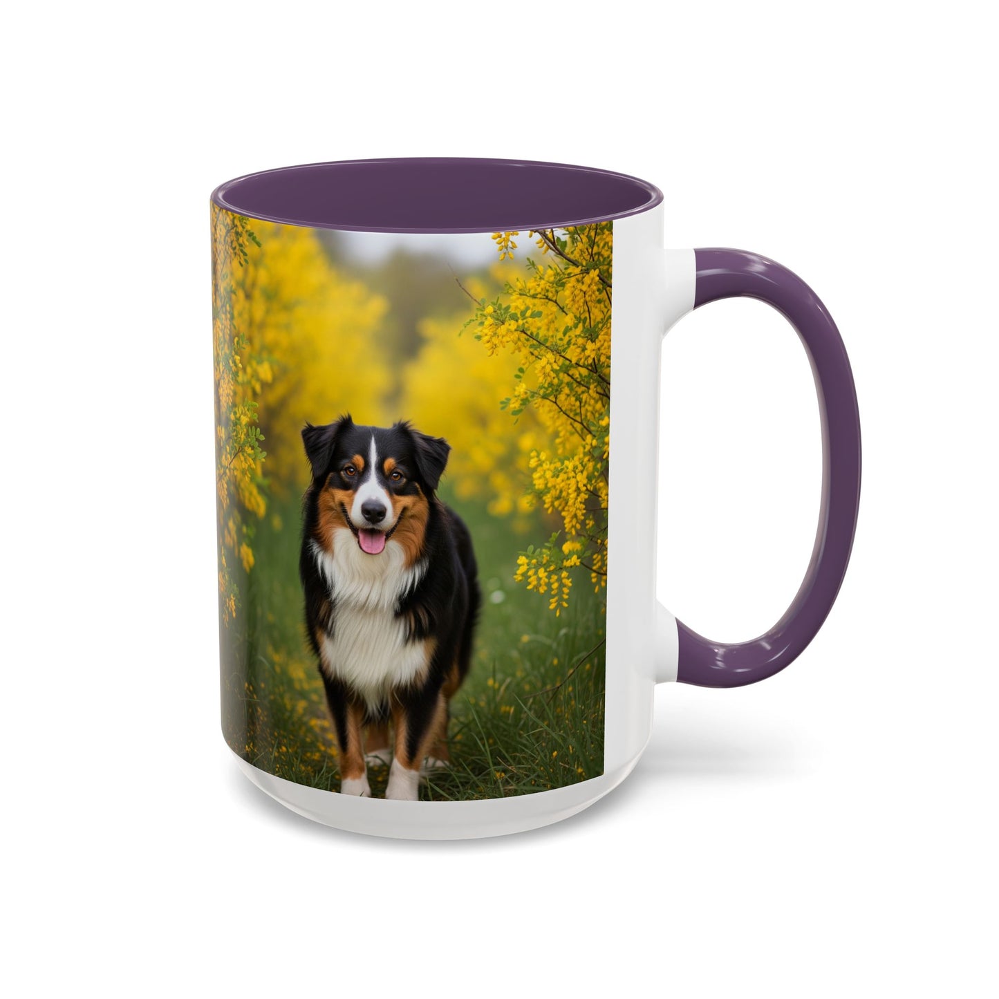 Australian Shepherd Accent Coffee Mug - Perfect Gift for Dog Lovers