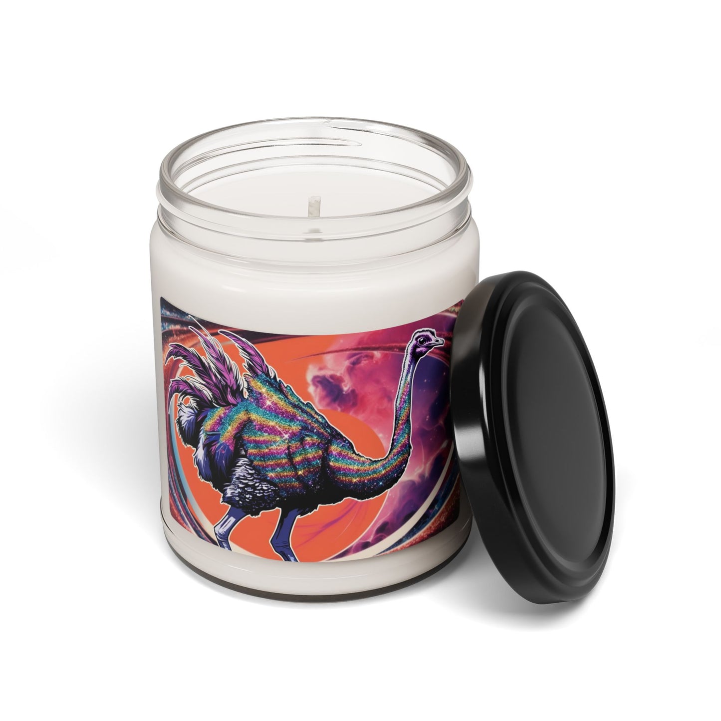 Glittery Ostrich- Scented Soy Candle, 9oz