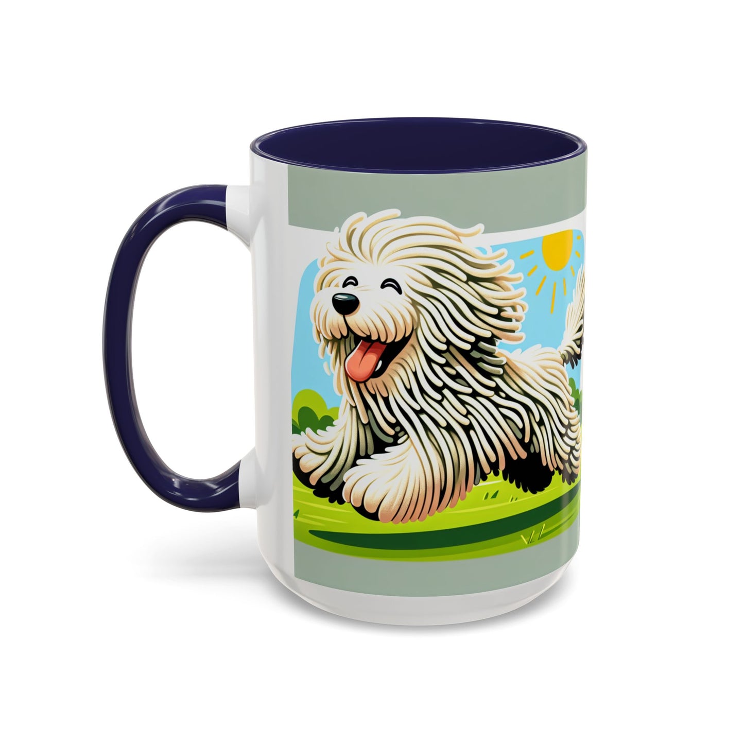 Mug Komondor Accent - Le cadeau idéal pour les amoureux des chiens
